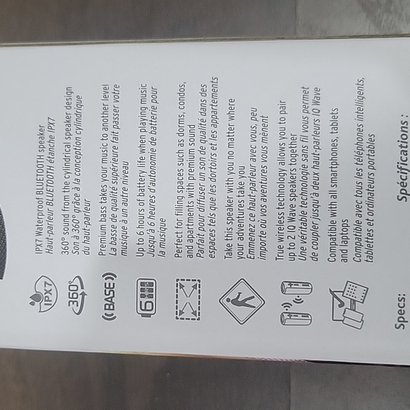 Wave IQ Waterproof Bluetooth Speaker - Picture 5 of 6